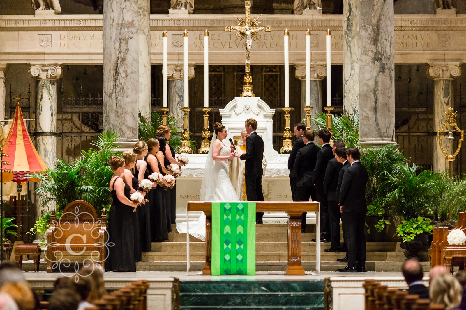 Minneapolis Basilica Wedding Photo