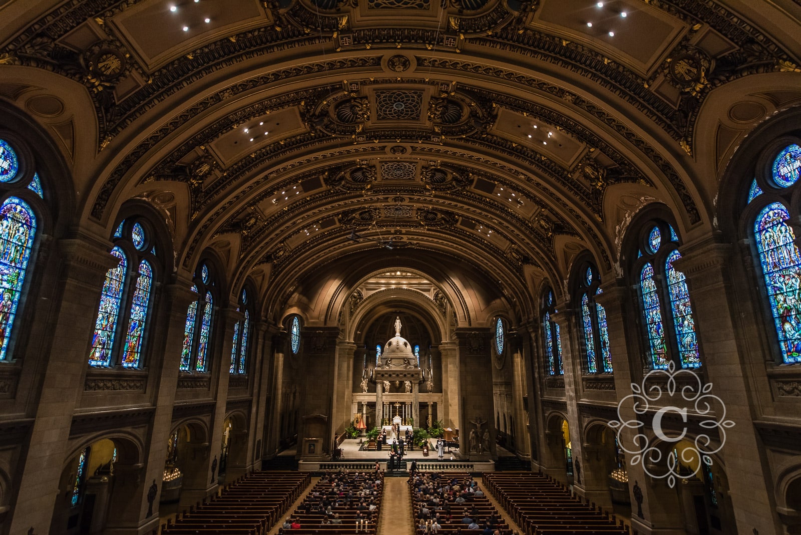 Minneapolis Basilica Wedding Photo