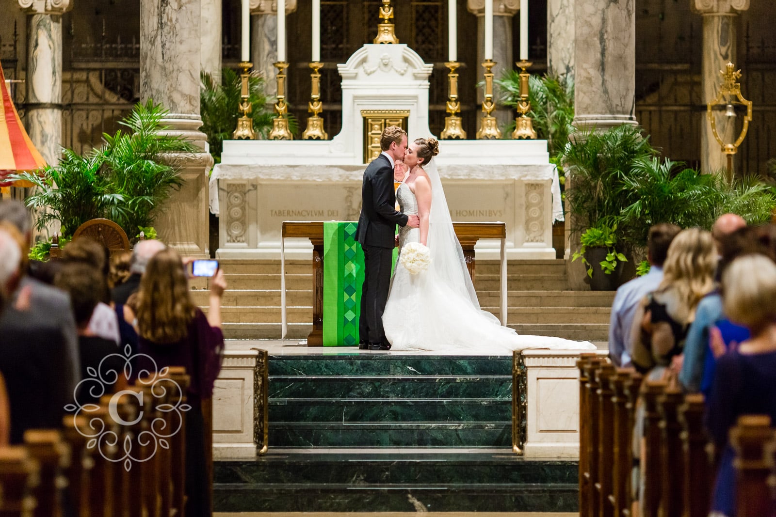 Minneapolis Basilica Wedding Photo