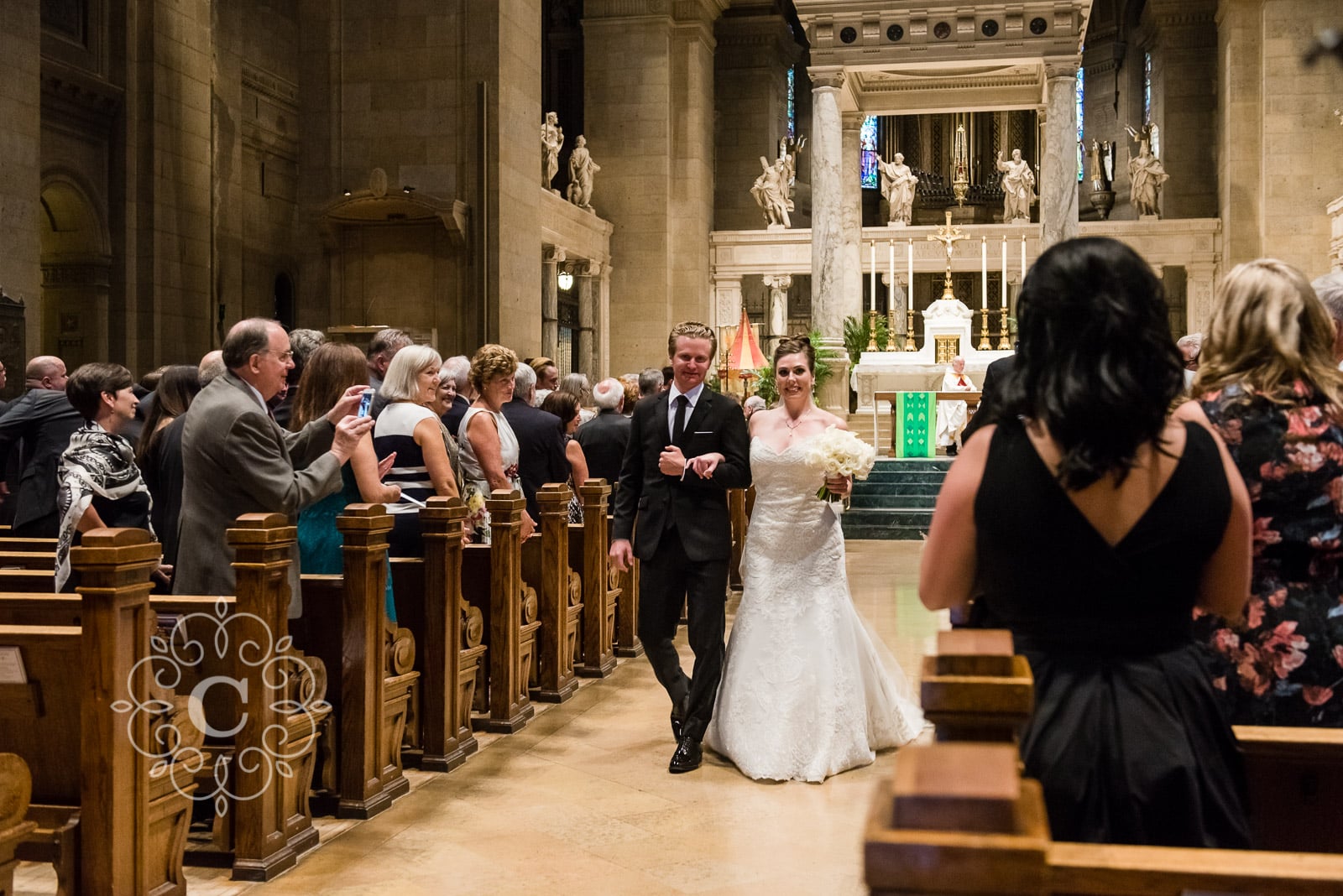 Minneapolis Basilica Wedding Photo