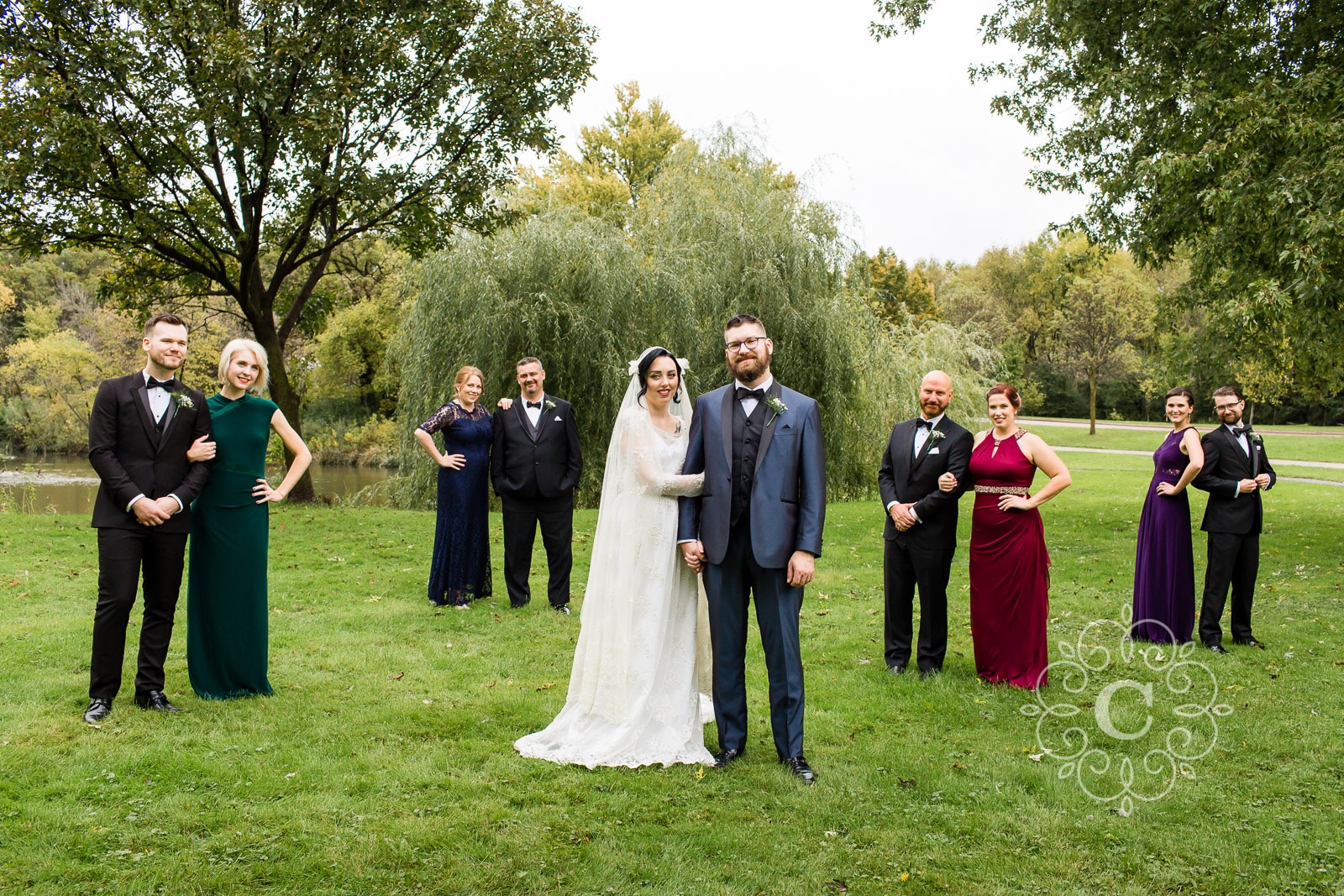Theodore Wirth Park Minneapolis Wedding Photo