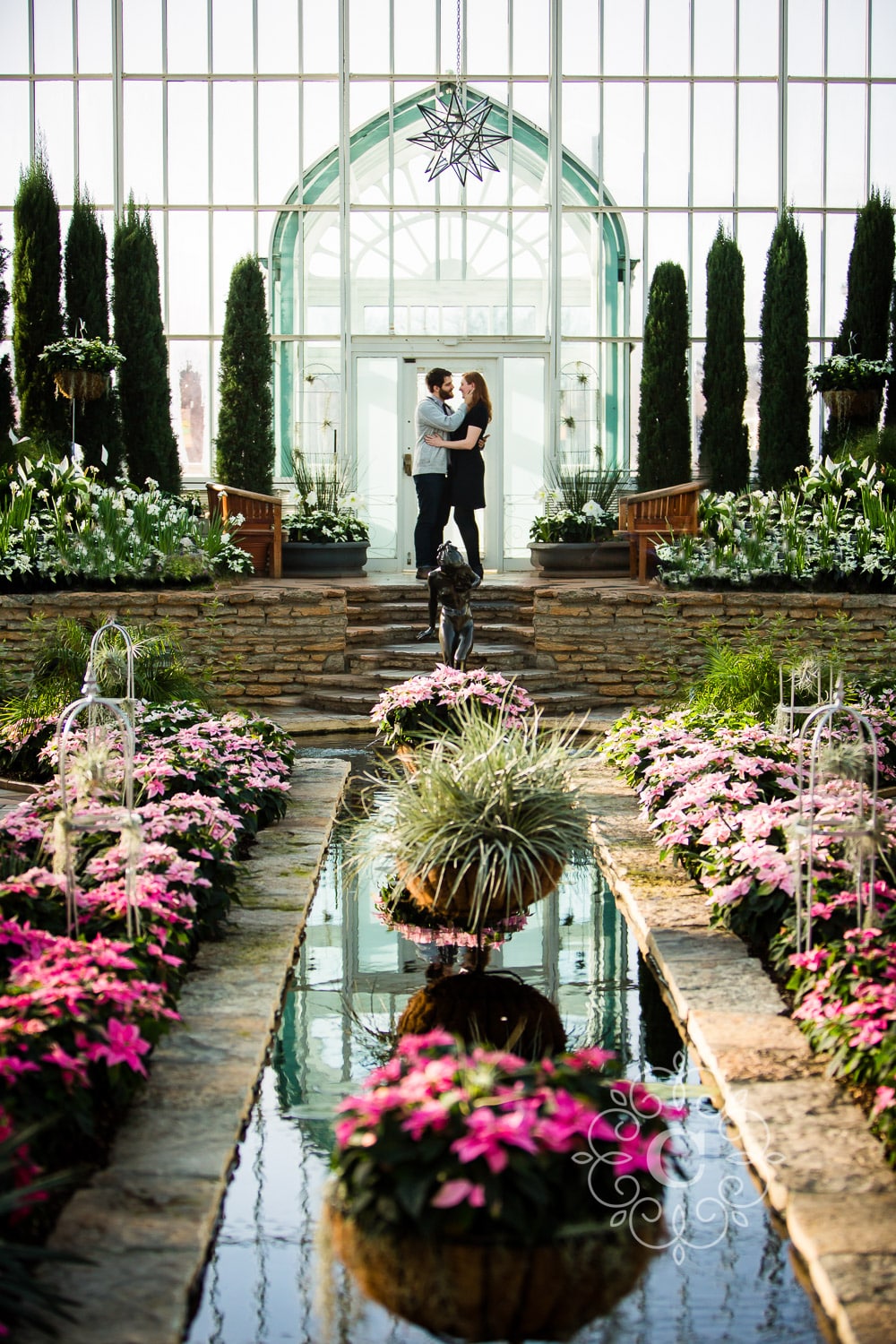 Marjorie McNeely Conservatory Wedding Photo