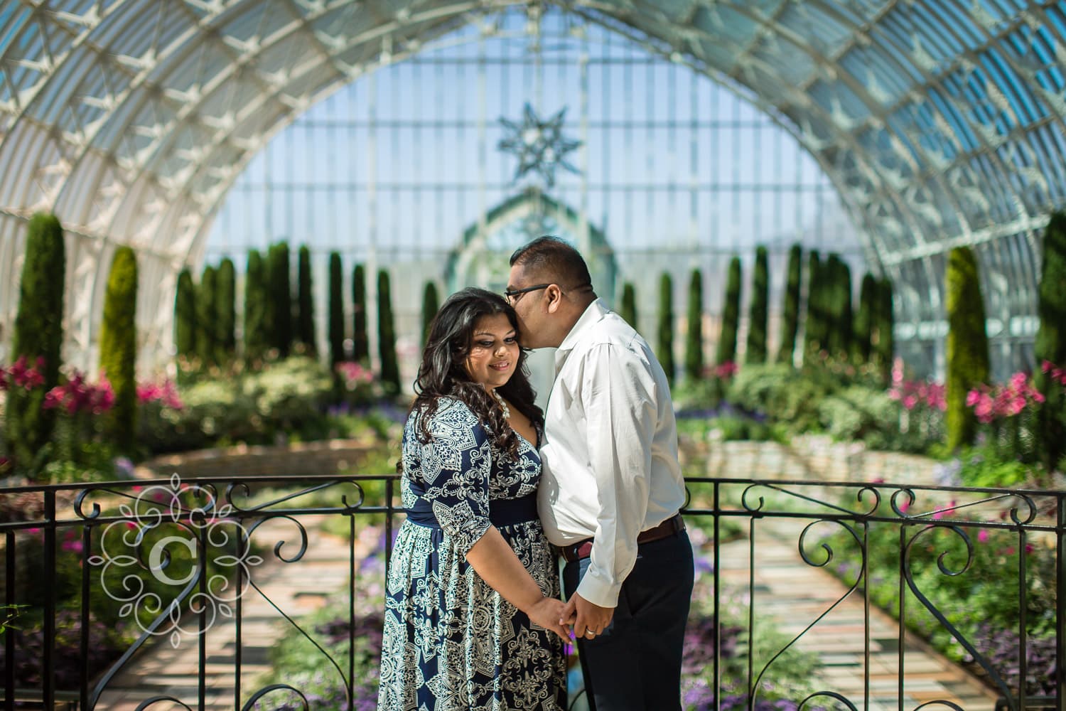 Marjorie McNeely Conservatory Wedding Photo