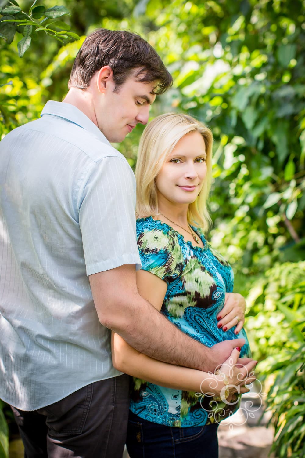 Marjorie McNeely Conservatory Maternity Photo