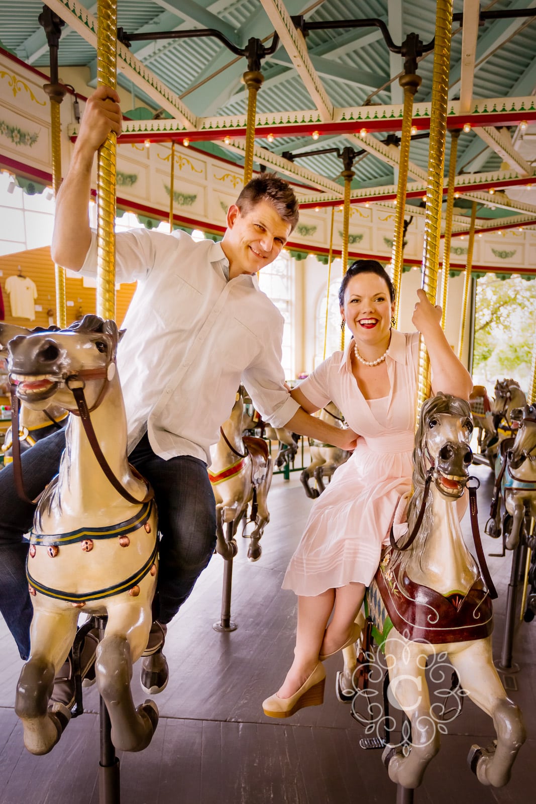 Amusement Park Engagement Session