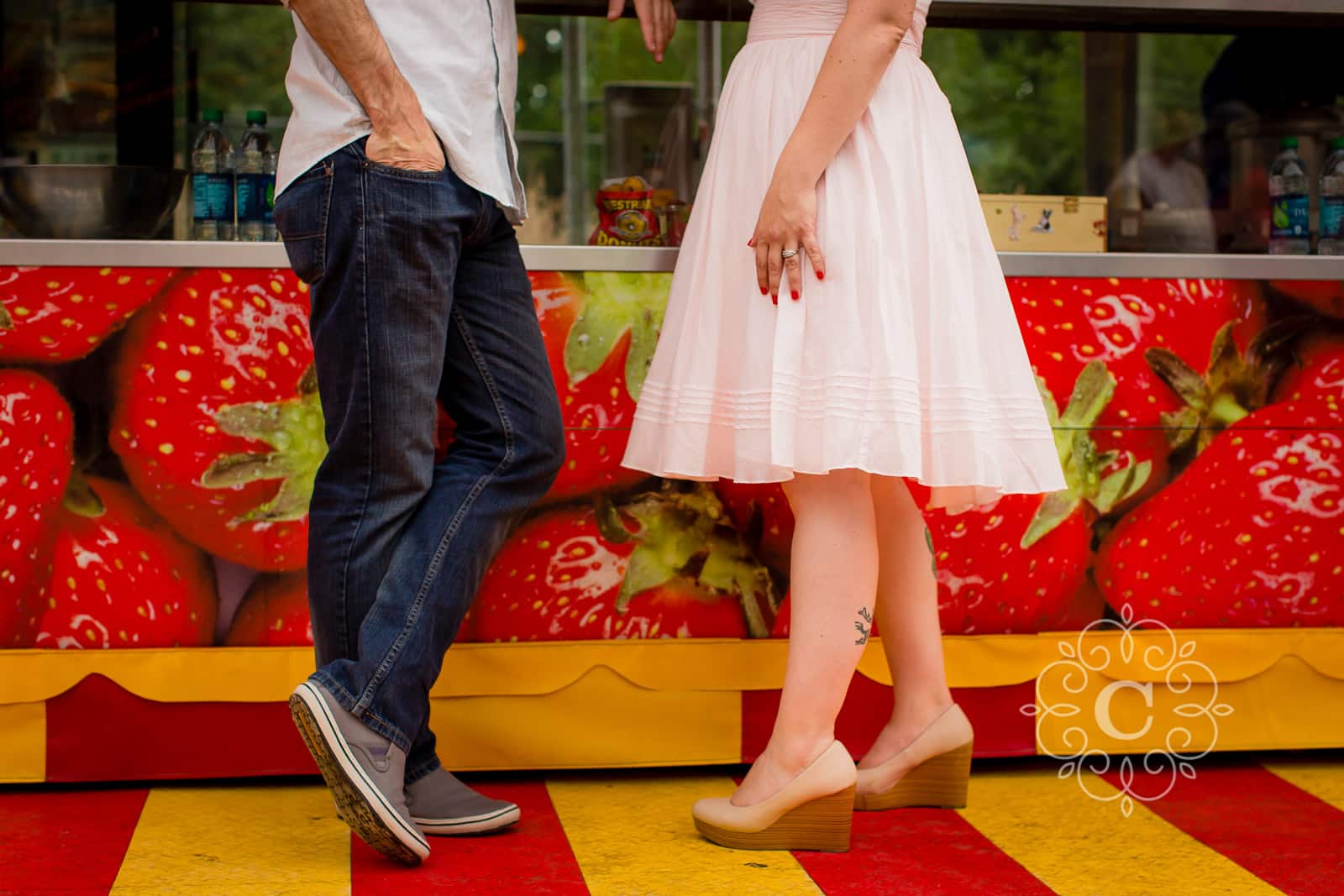 Amusement Park Engagement Session