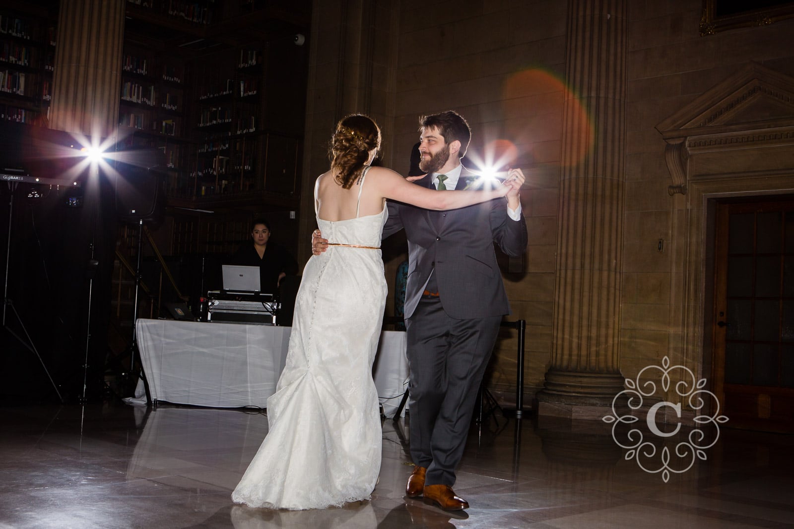 James J Hill Library St Paul Wedding Photography