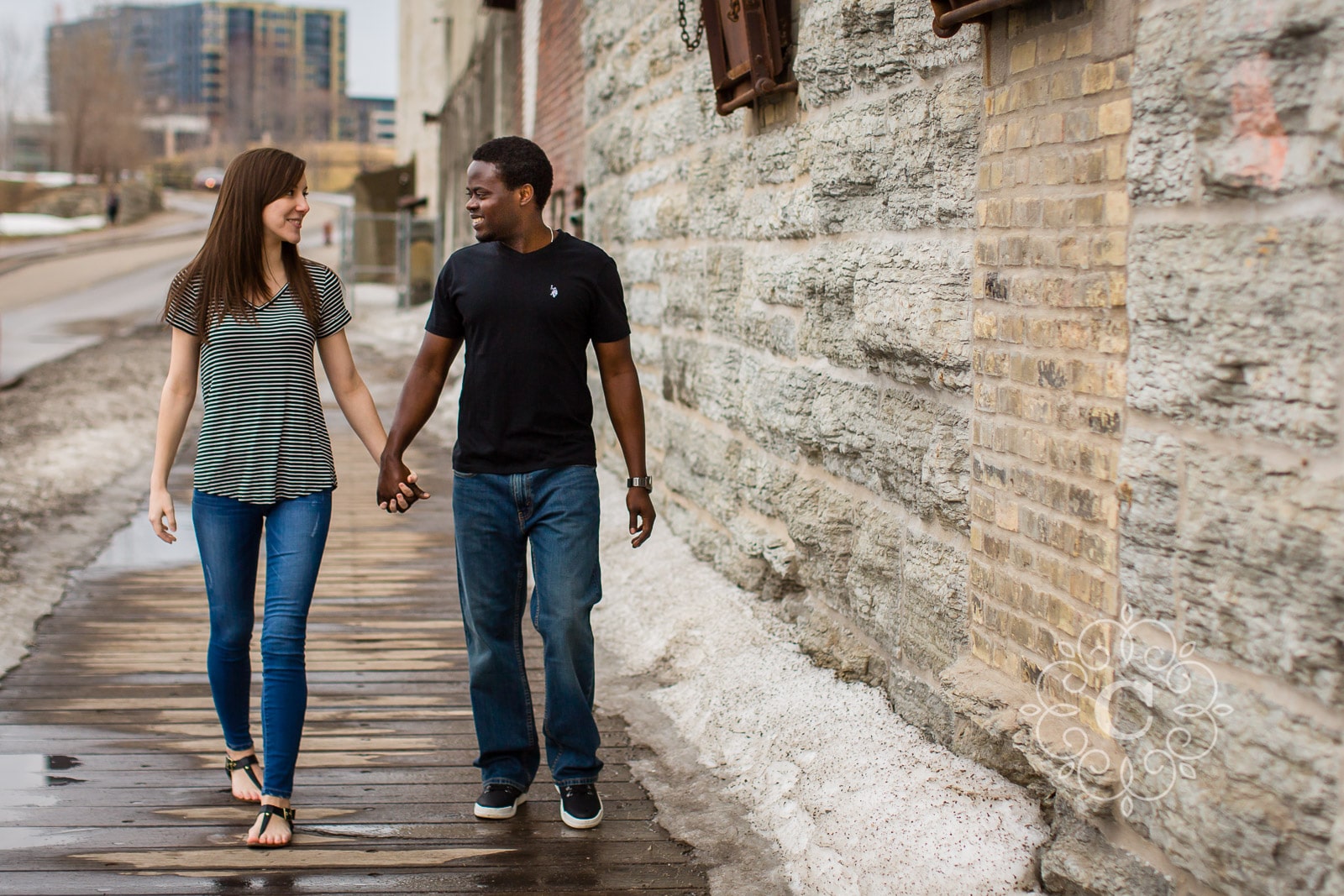 Mill City Museum MN Engagement Photos