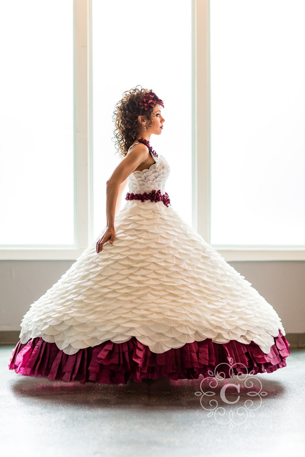 Fine Art Paper Dress Styled Photoshoot