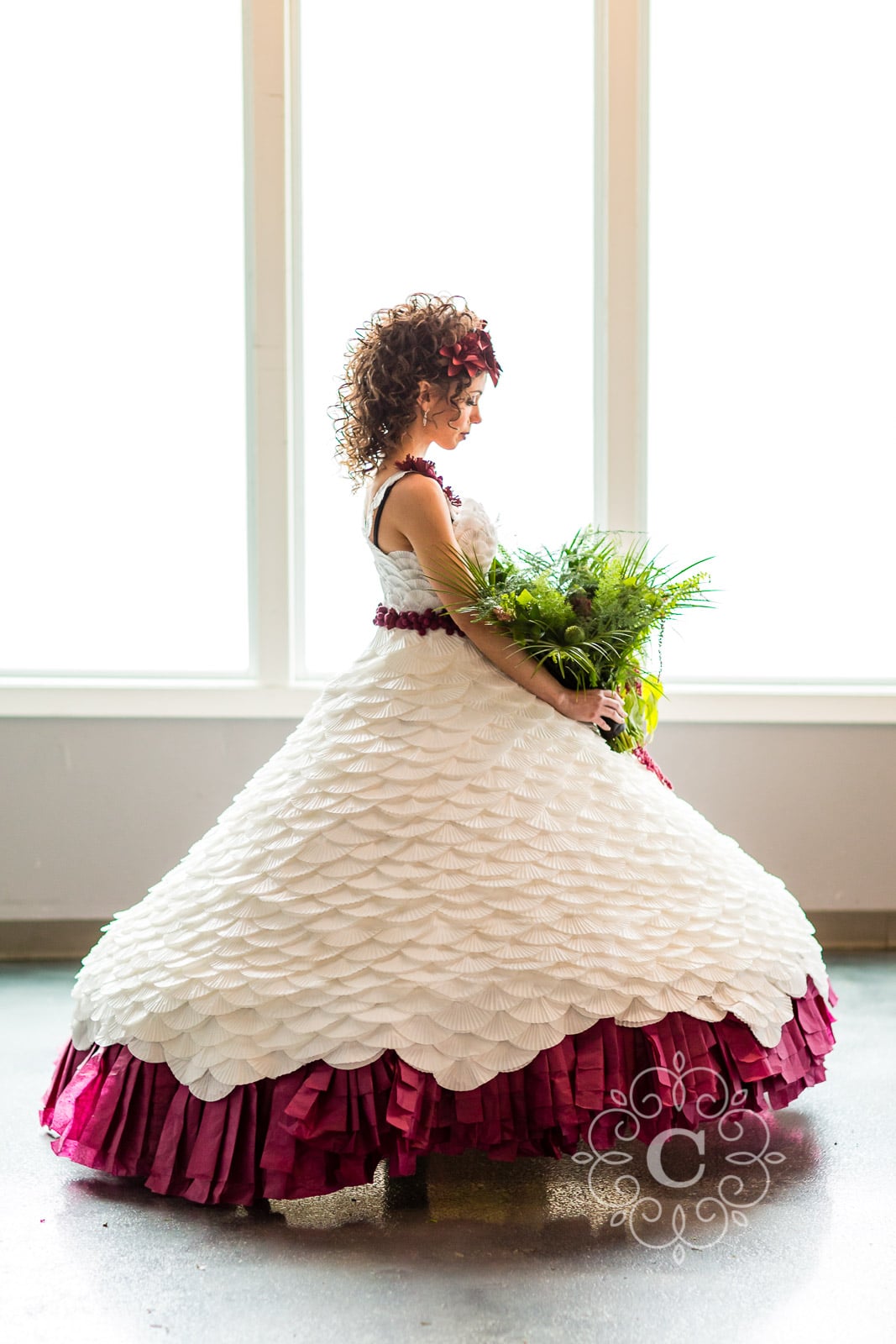 Fine Art Paper Dress Styled Photoshoot