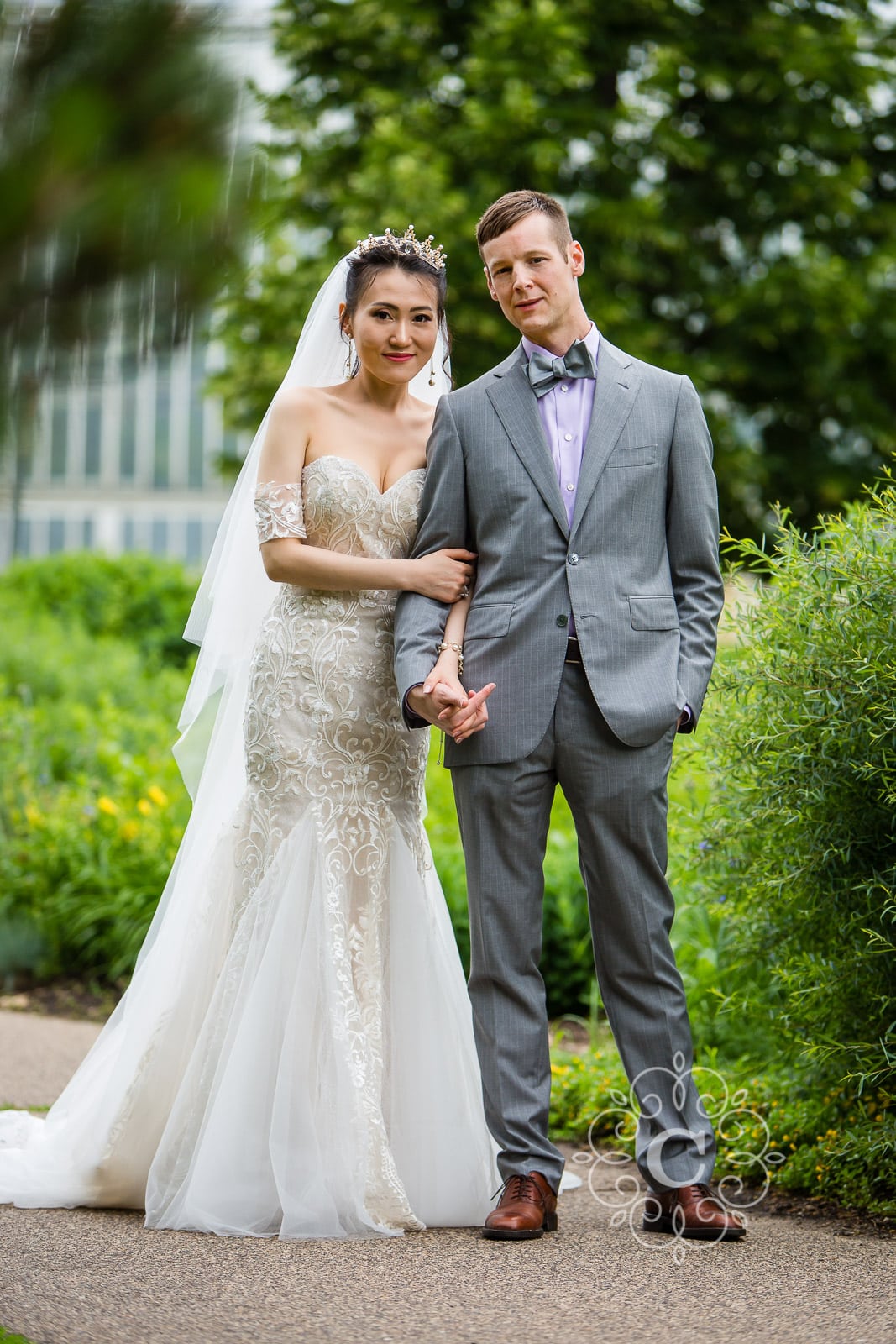 Marjorie McNeely Conservatory St Paul MN Wedding Photo