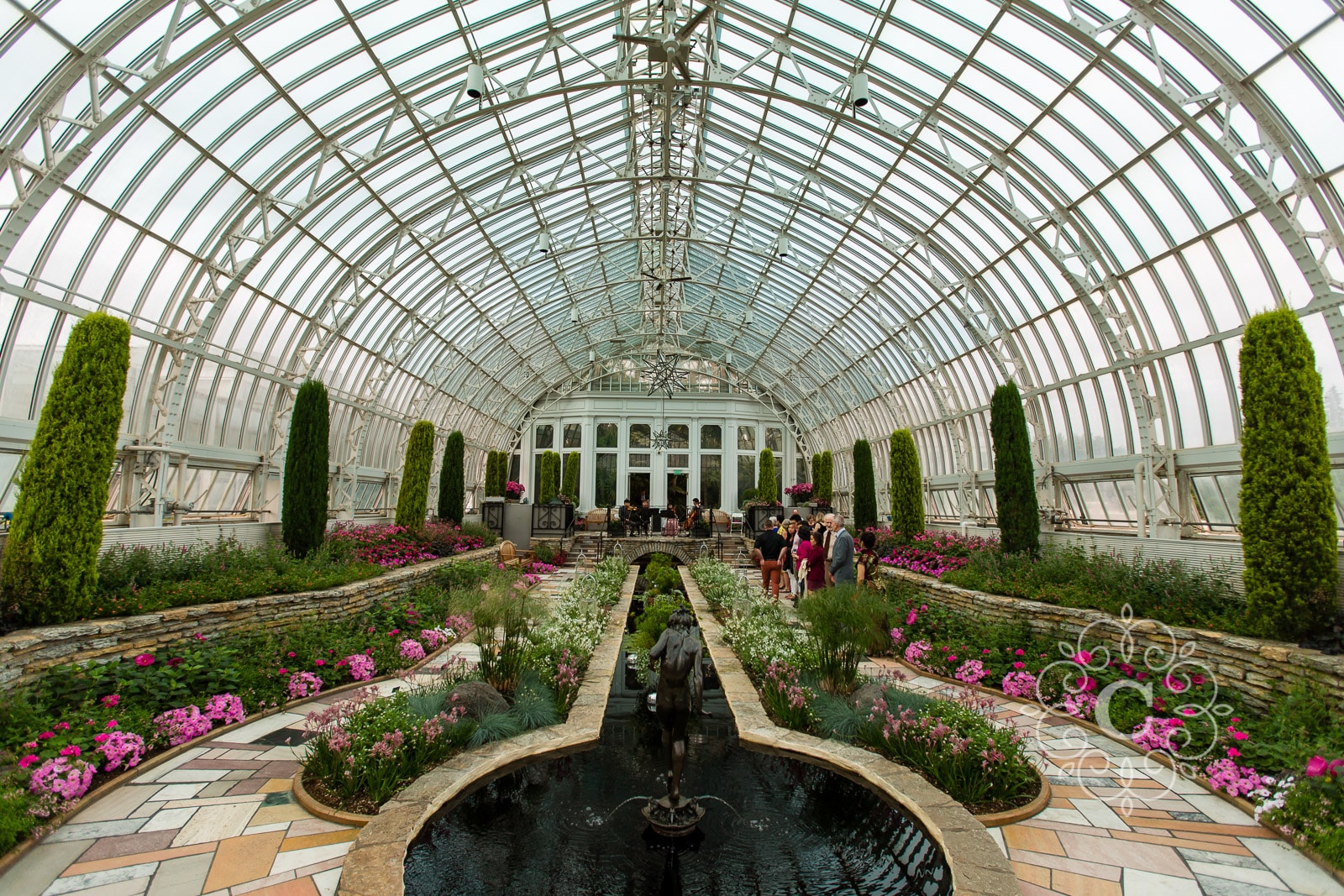 Marjorie McNeely Conservatory St Paul MN Wedding Photo