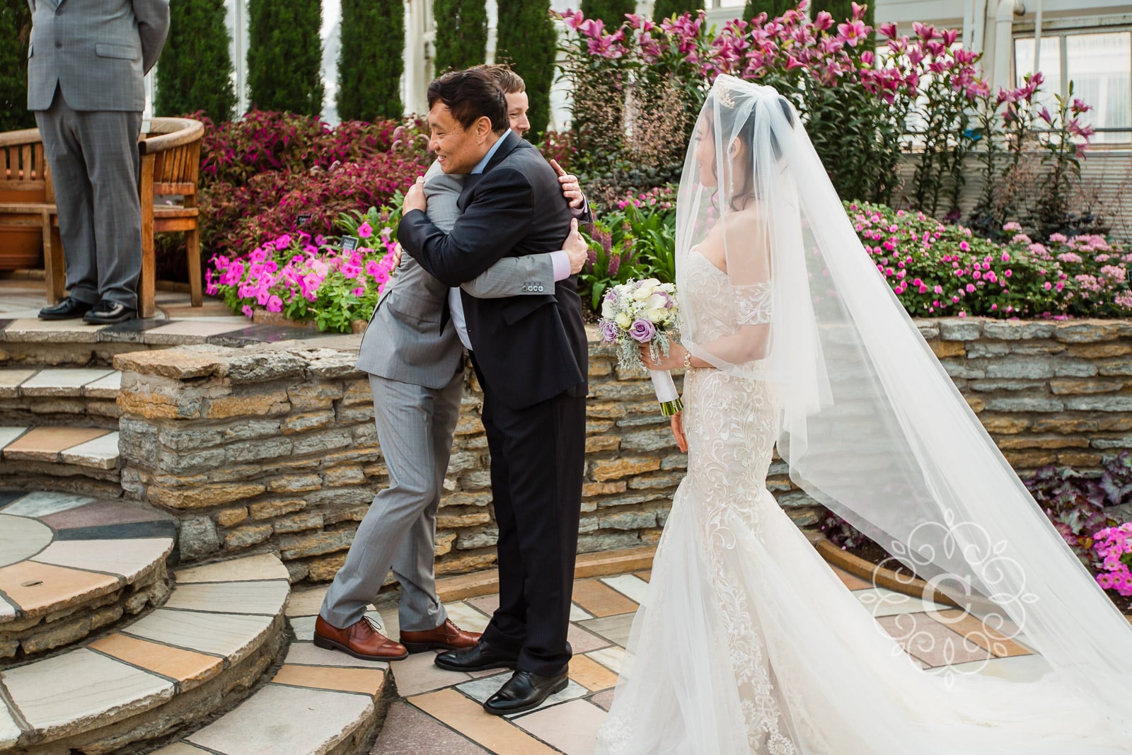 Marjorie McNeely Conservatory St Paul MN Wedding Photo