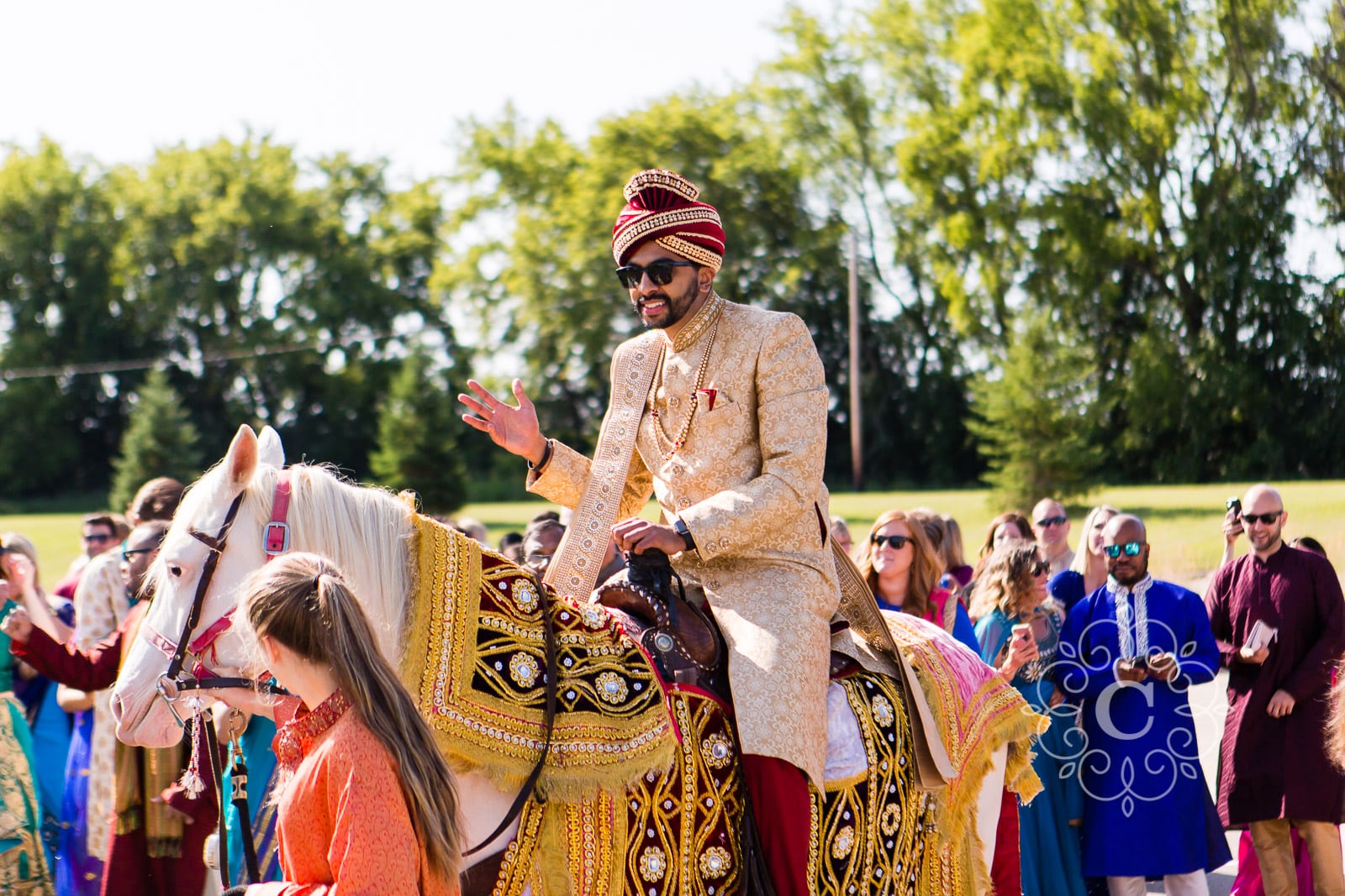 Hindu Temple MN Indian Wedding Photos Rachael + Nishant