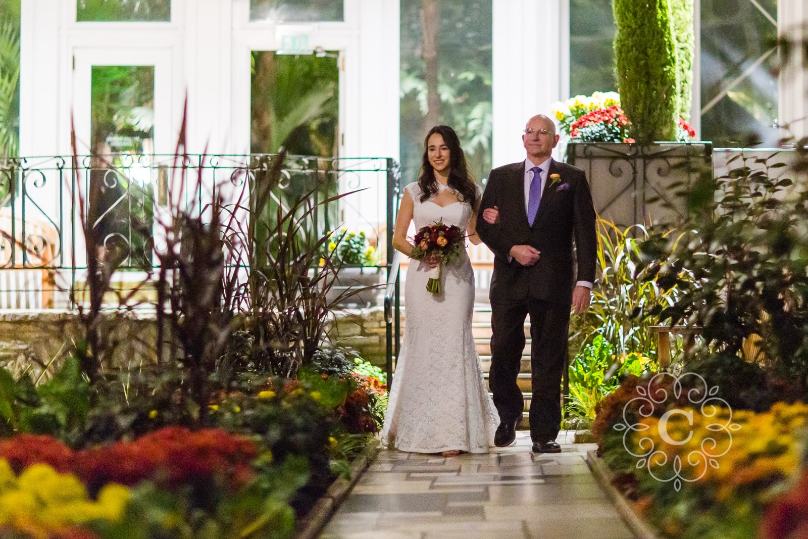 Como Park Marjorie McNeeley Conservatory Wedding