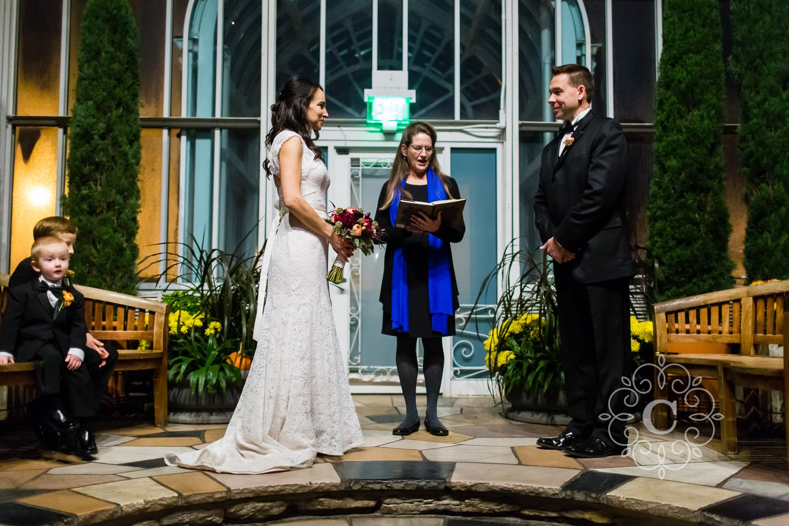 Como Park Marjorie McNeeley Conservatory Wedding