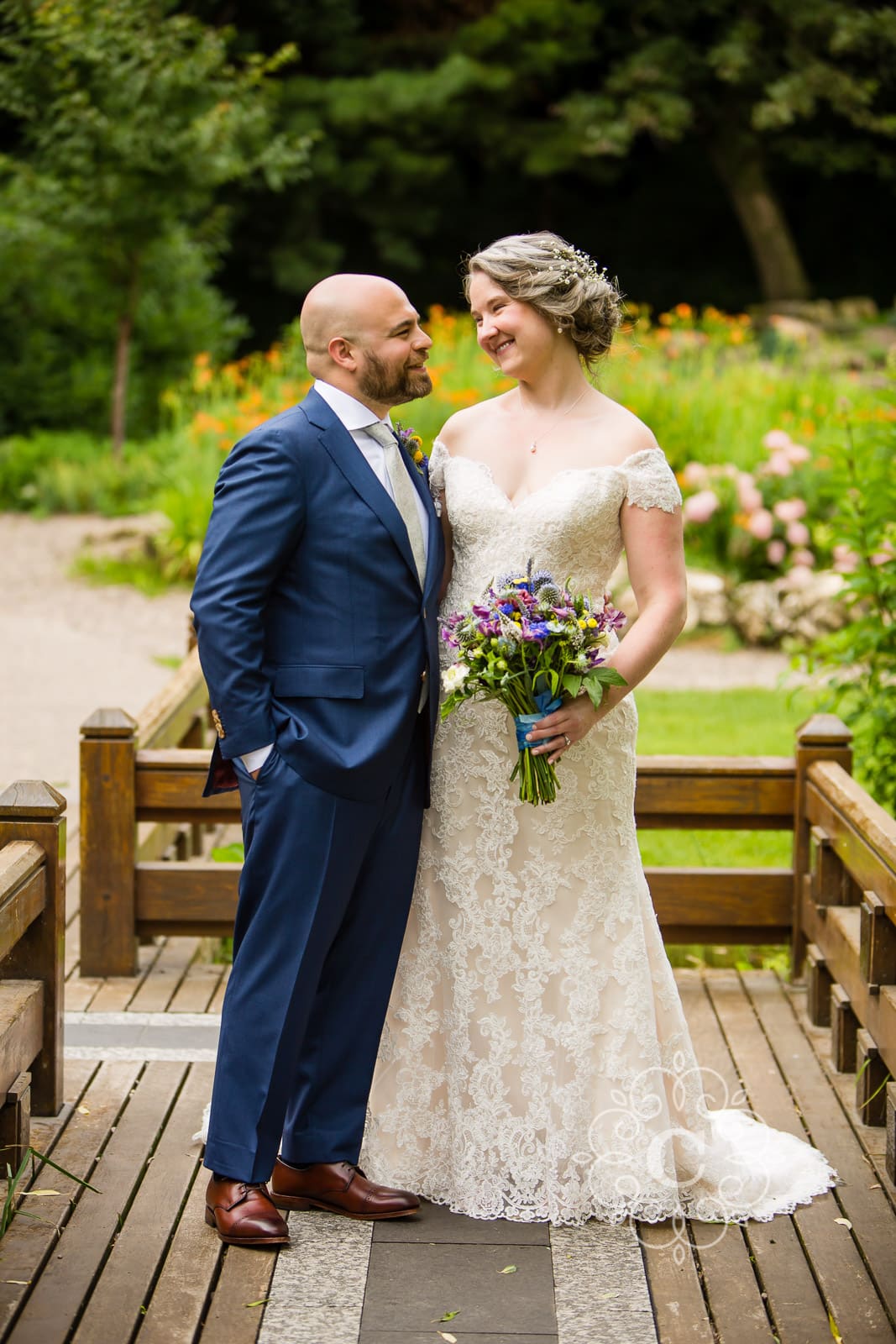 Lyndale Peace Park Garden Wedding Photo