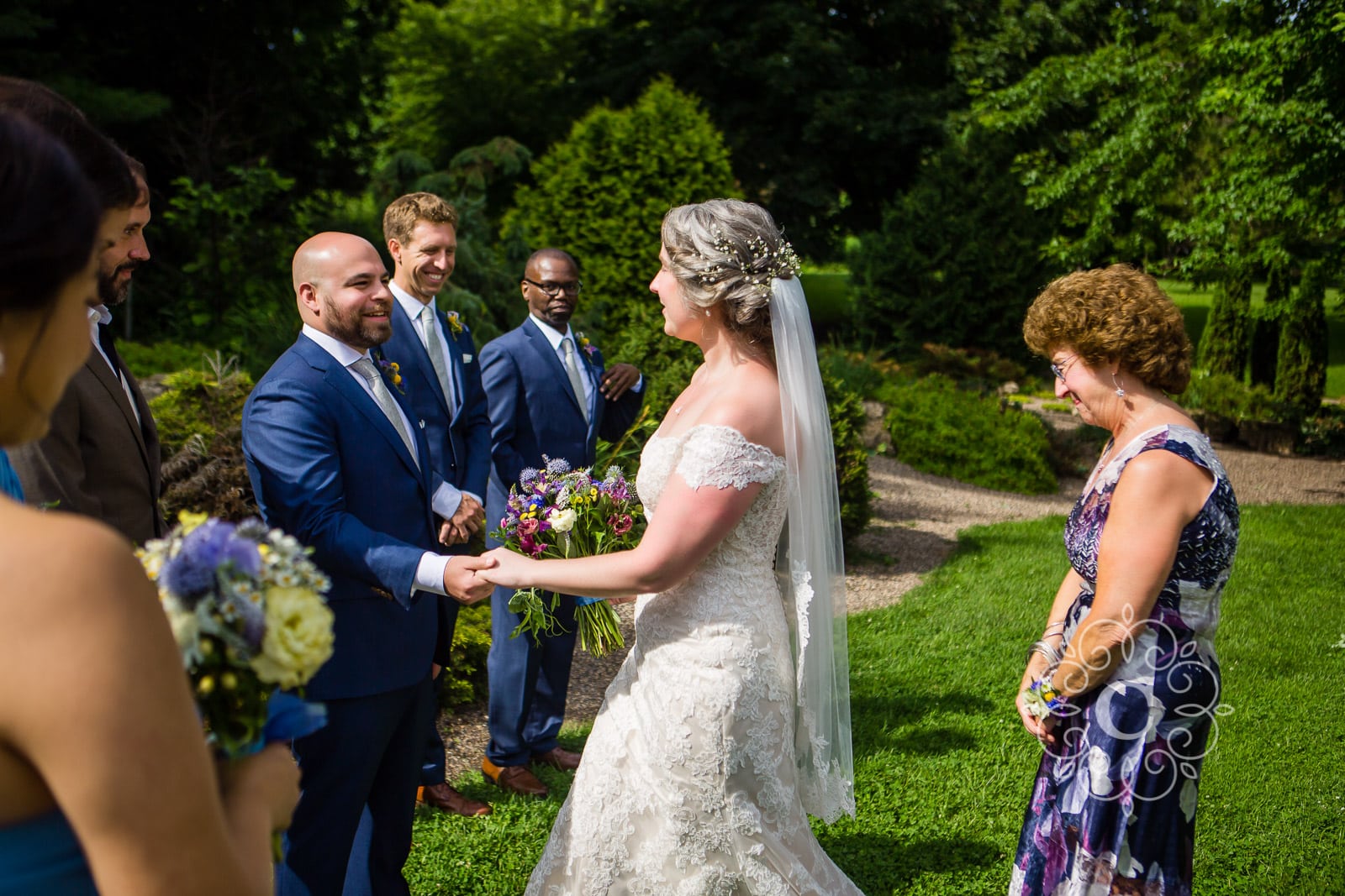 Lyndale Peace Park Garden Wedding Photo