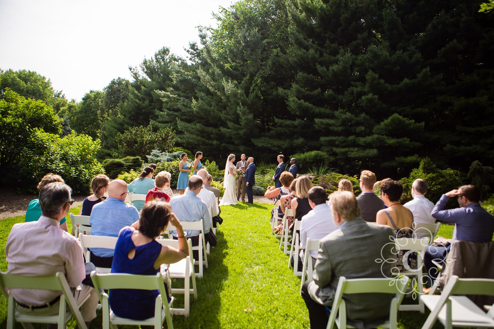 Lyndale Peace Park Garden Wedding Photo