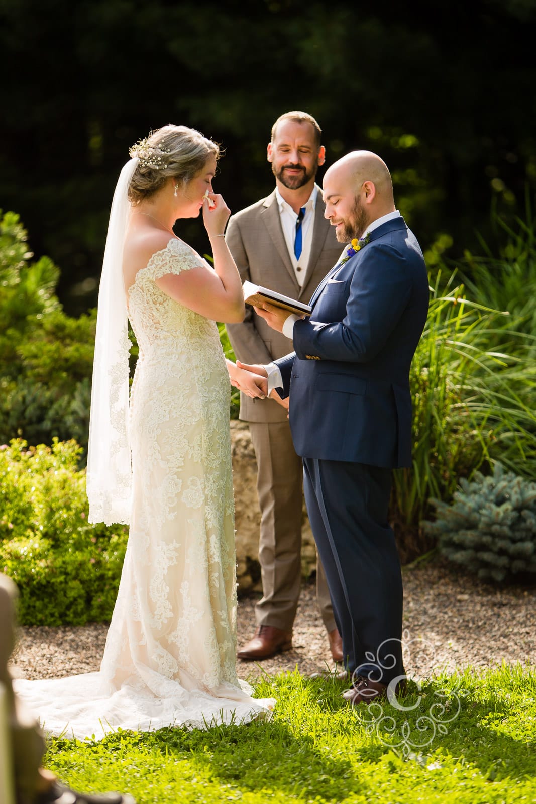 Lyndale Peace Park Garden Wedding Photo