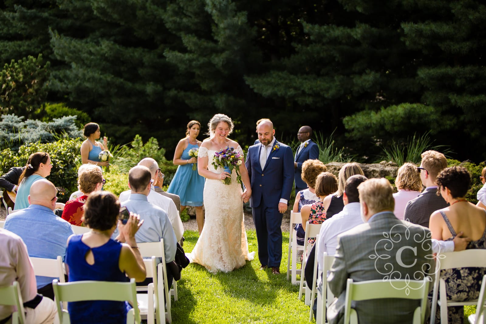 Lyndale Peace Park Garden Wedding Photo