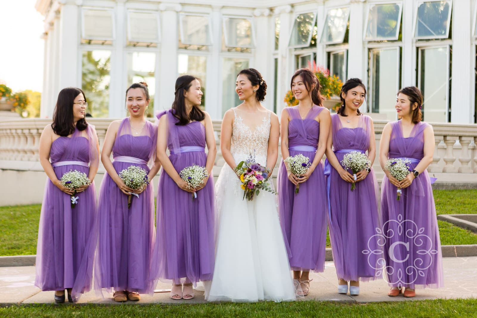 Como Park Conservatory Wedding Photo