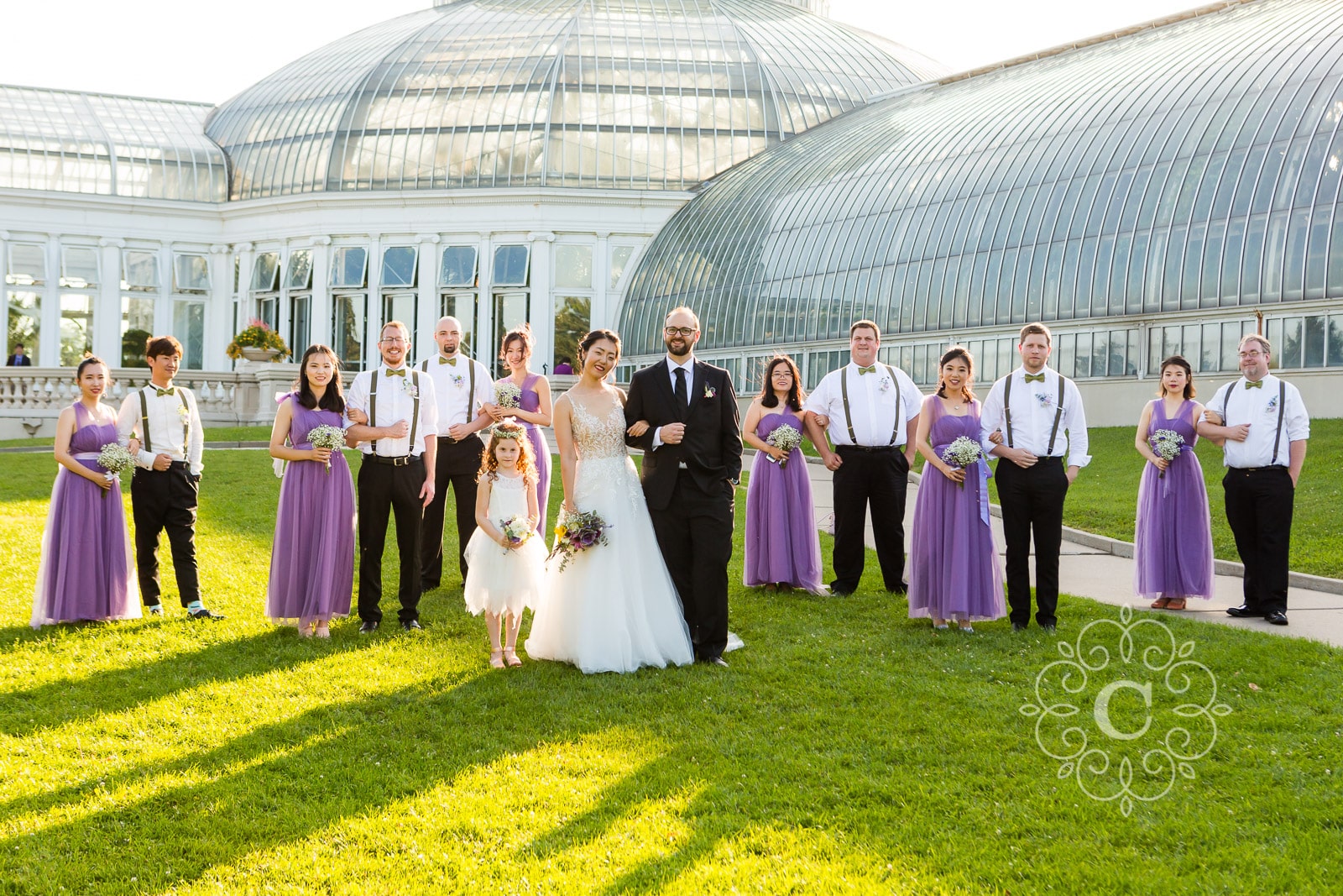 Como Park Conservatory Wedding Photo