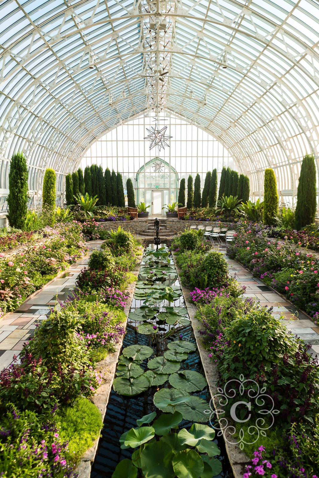 Como Park Conservatory Wedding Photo