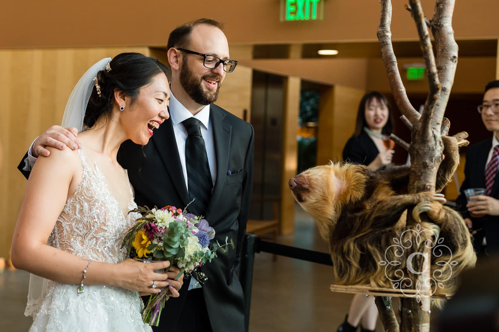 Como Park Conservatory Wedding Photo