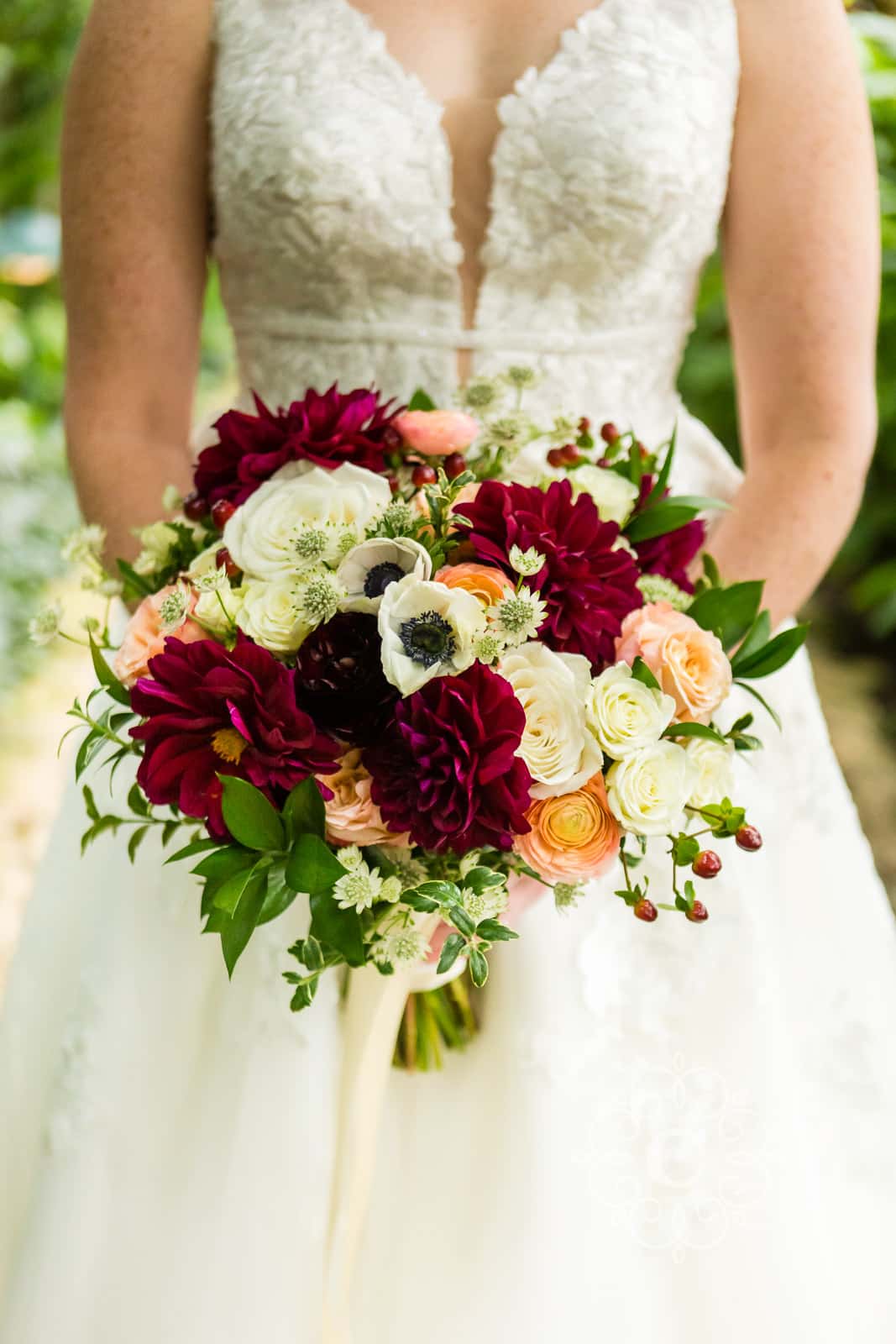 Marjorie McNeely Como Park Conservatory Wedding Photo