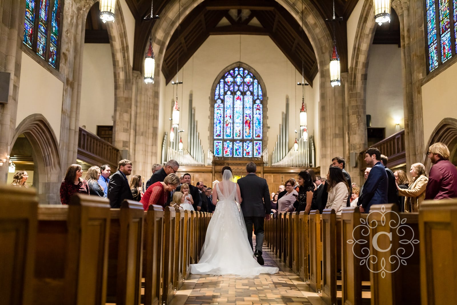 Hamline Church United Methodist Wedding Photo