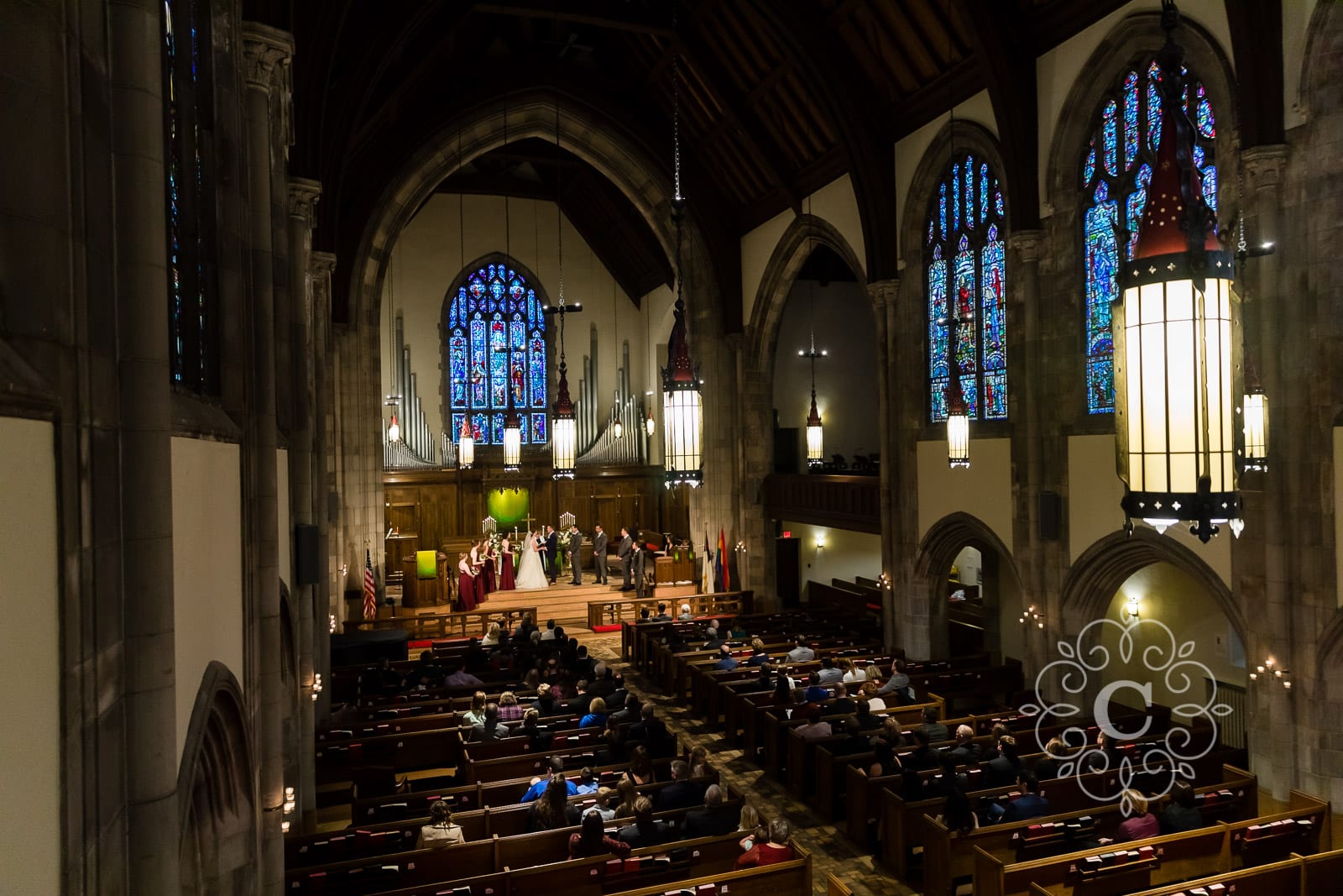 Hamline Church United Methodist Wedding Photo