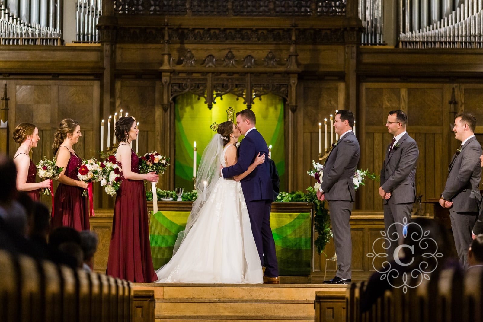 Hamline Church United Methodist Wedding Photo