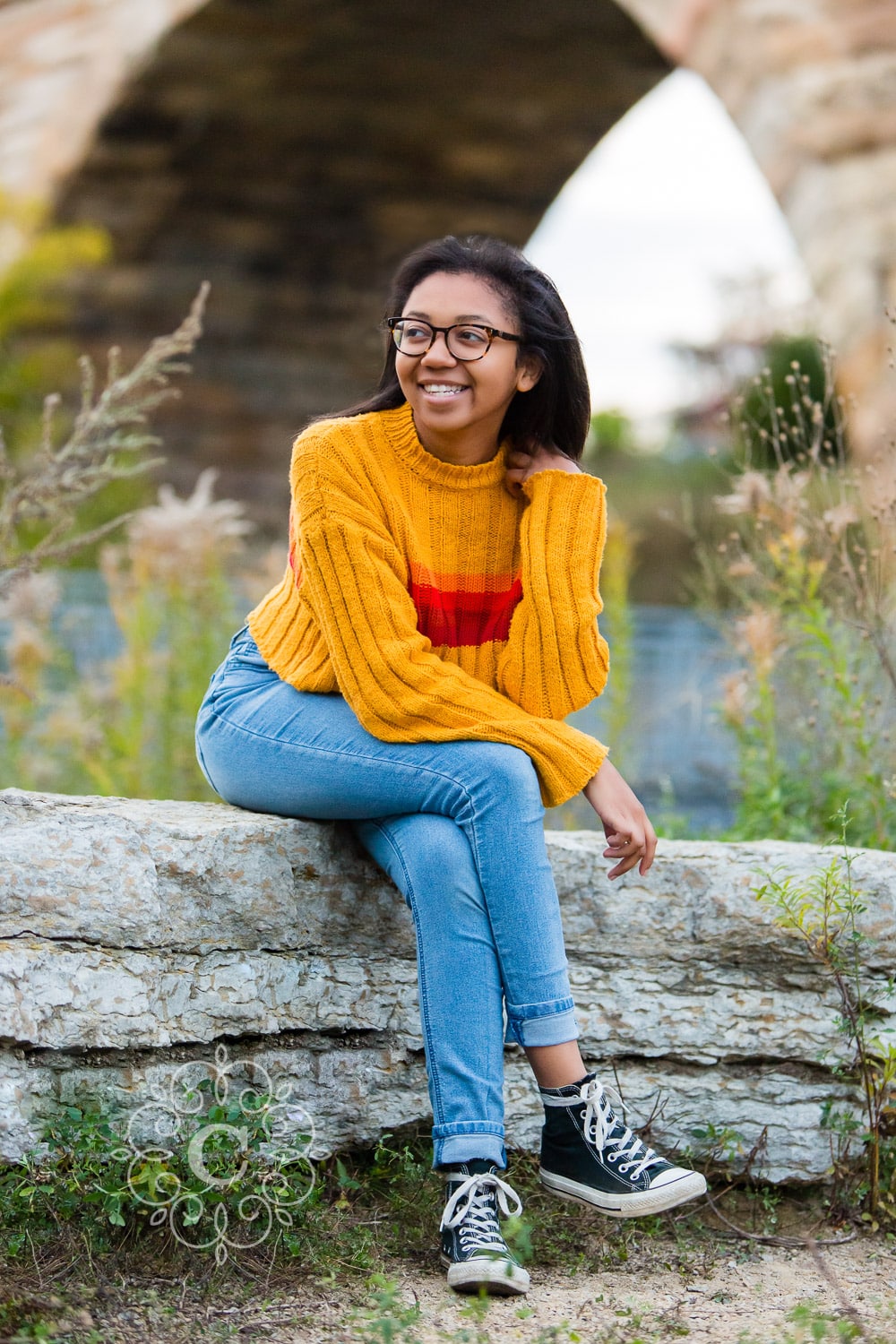 Minneapolis Senior Photo Mill Ruins Park