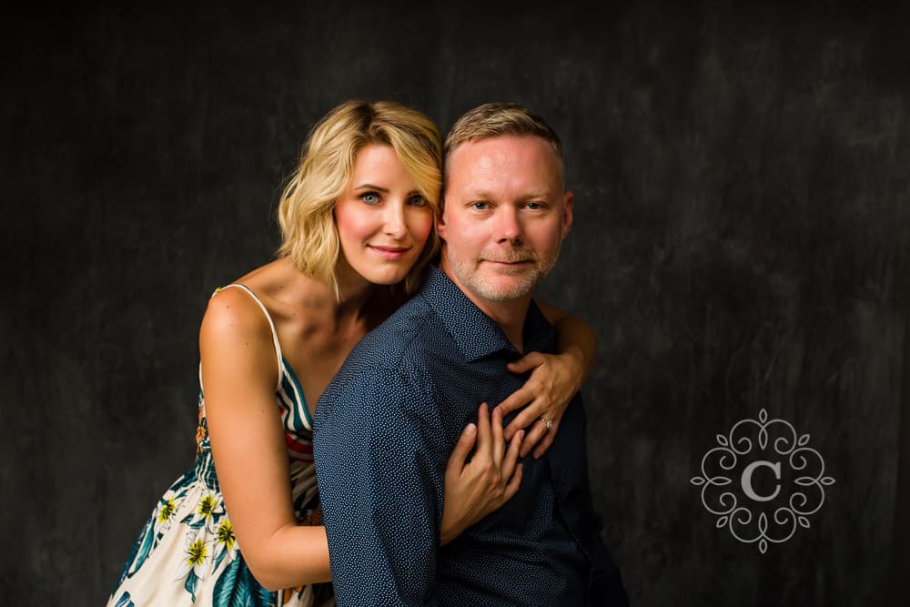 Fine Art Studio Engagement Photography