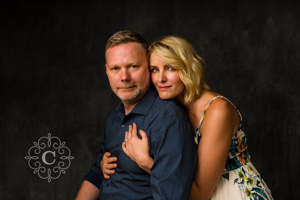 Fine Art Studio Engagement Photography