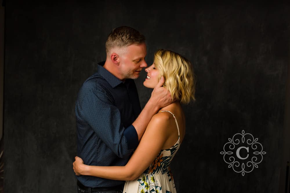 Fine Art Studio Engagement Photography