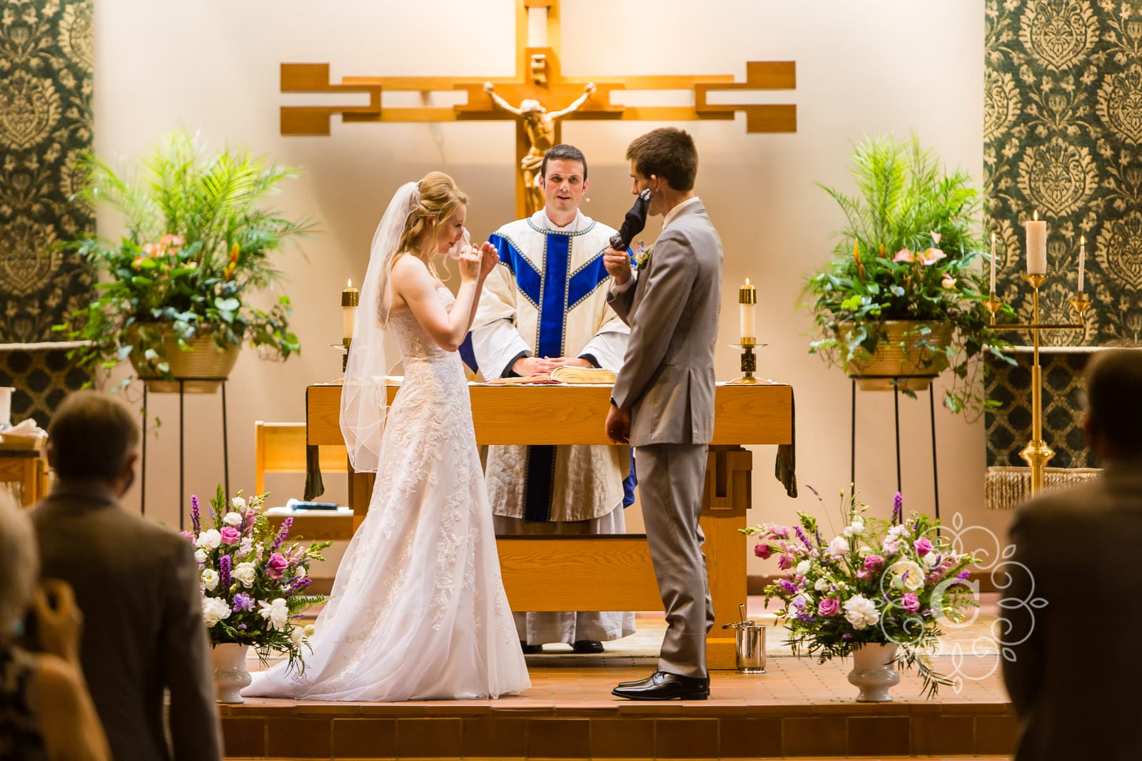 Catholic Church Wayzata MN Wedding Photos