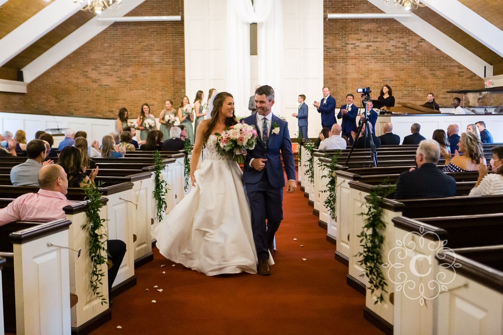 MN Backyard Lakeside Wedding Photo