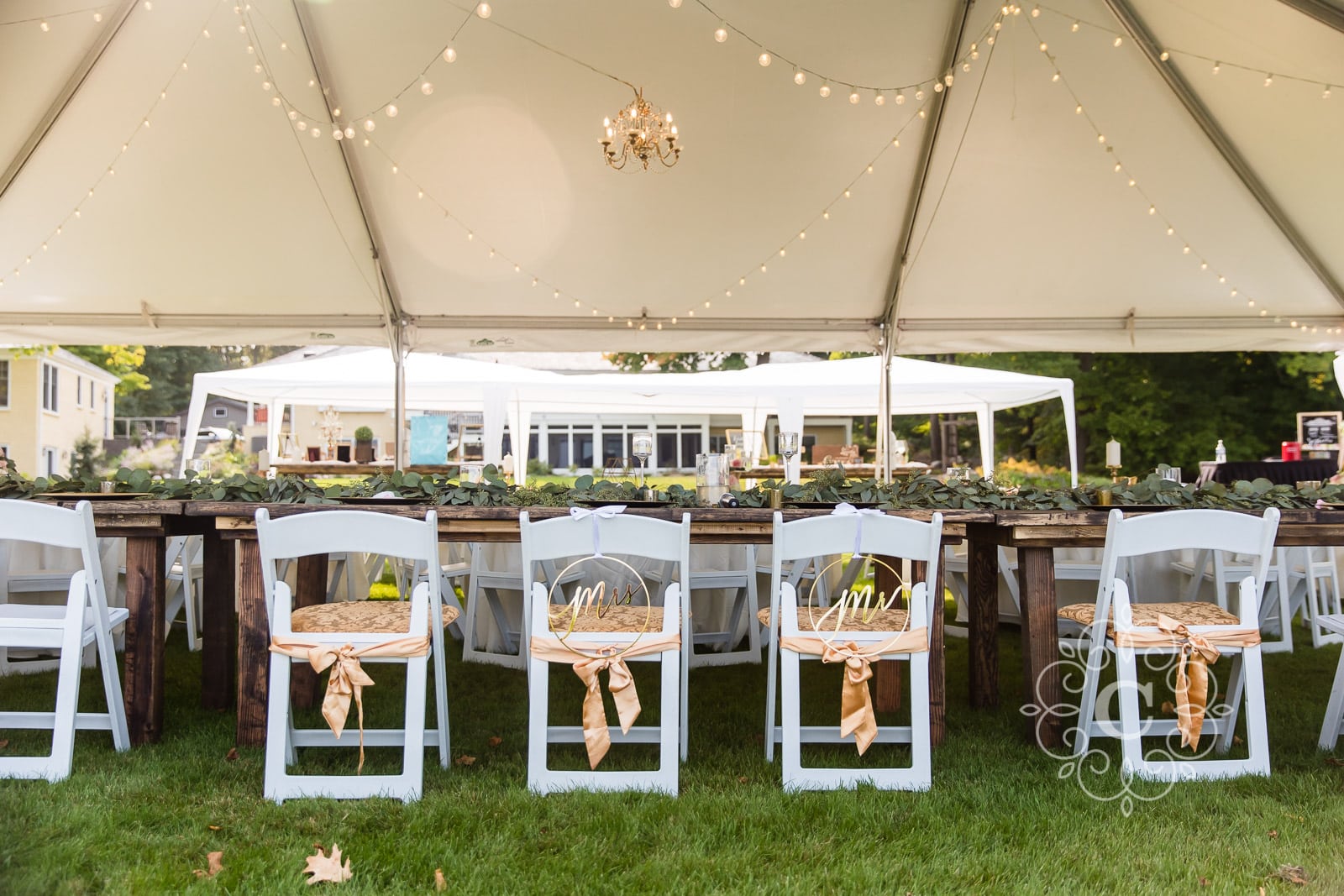 MN Backyard Lakeside Wedding Photo