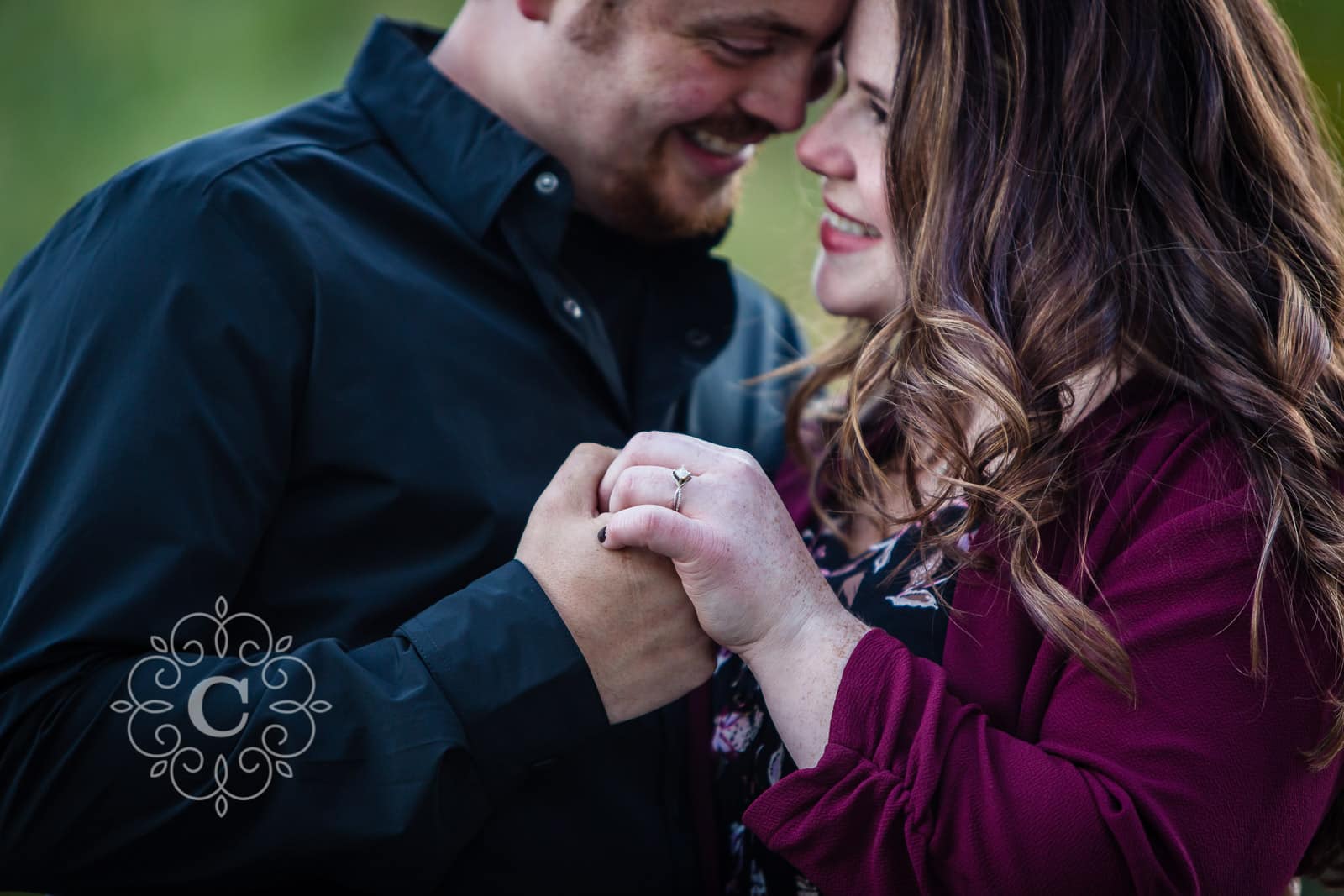 Mill Ruins Park Minneapolis Engagement Photo