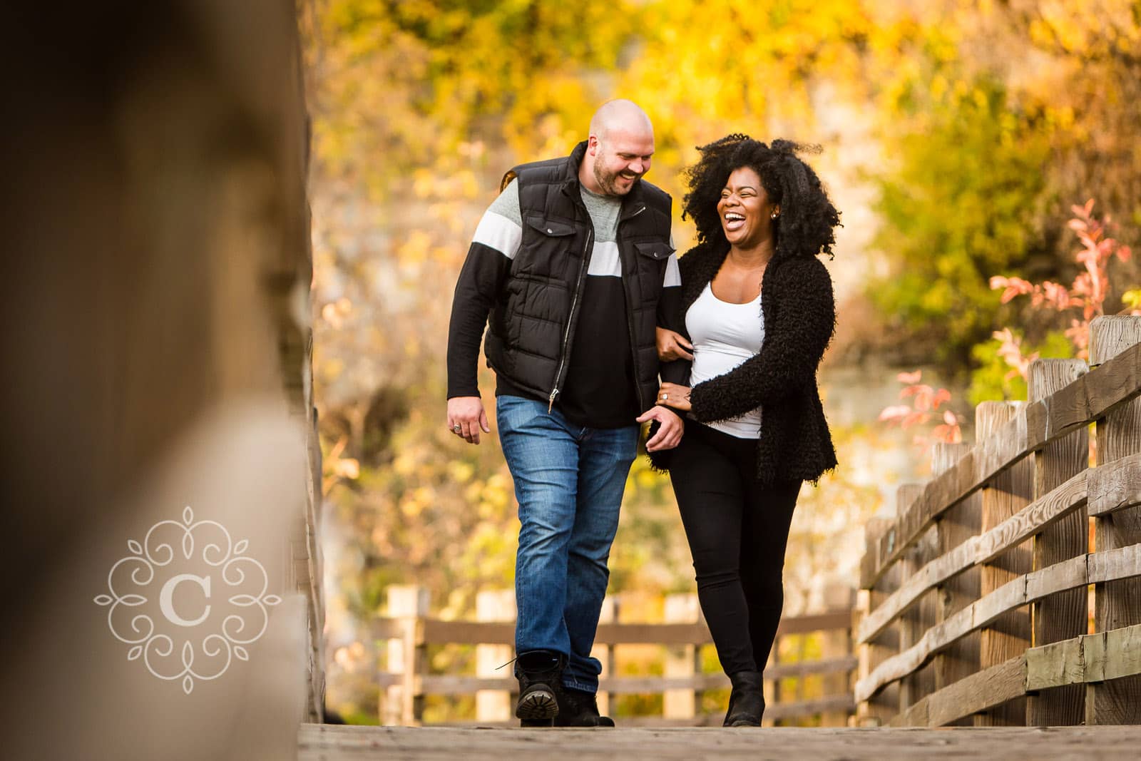 Father Hennepin Bluffs Park engagement