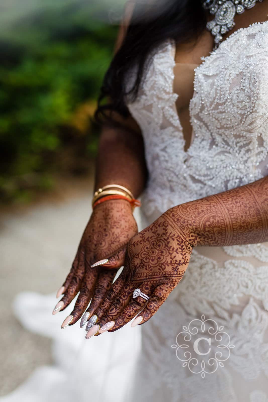 Indian Hindu Wedding Reception Photo