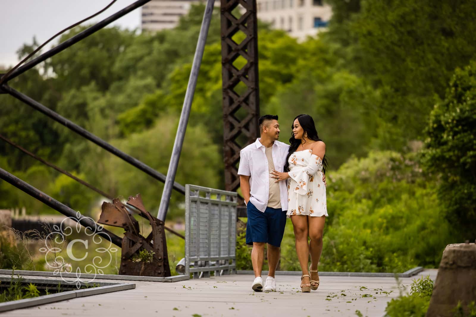 Mill Ruins Park Engagement Photographer