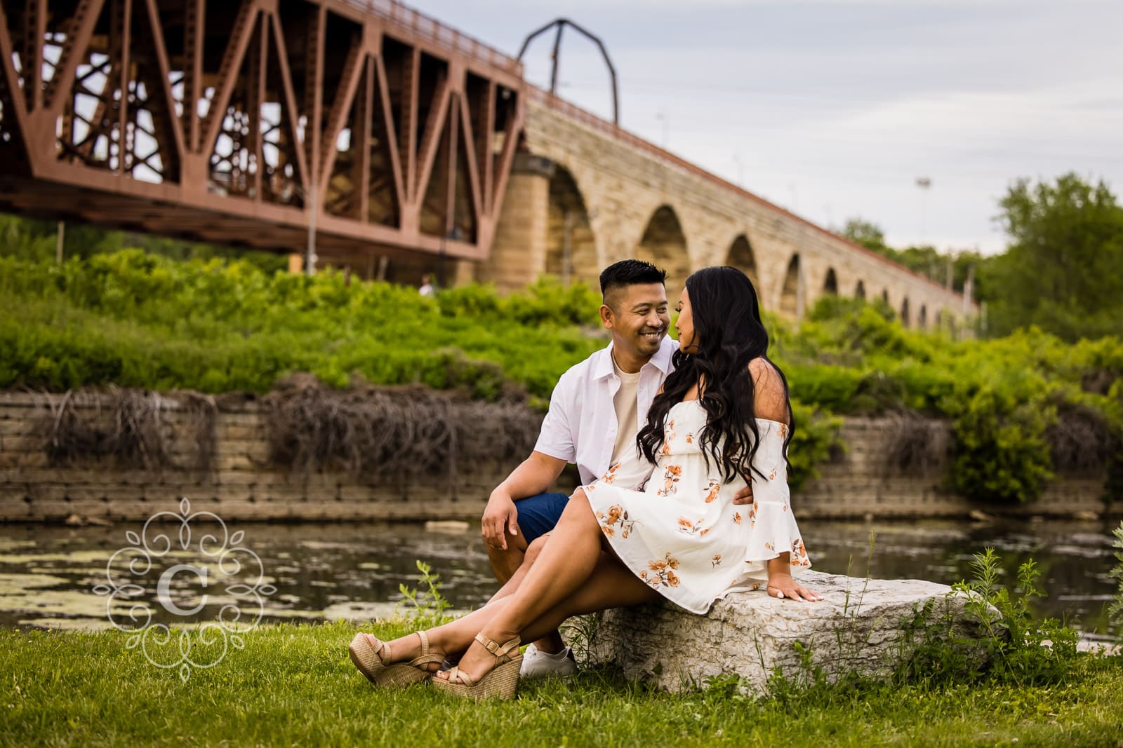 Mill Ruins Park Engagement Photographer