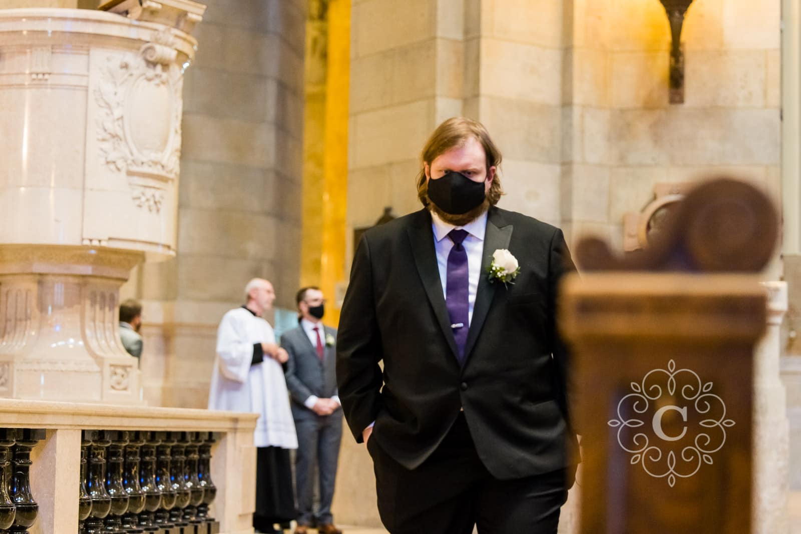 Saint Paul Cathedral MN Wedding Photo