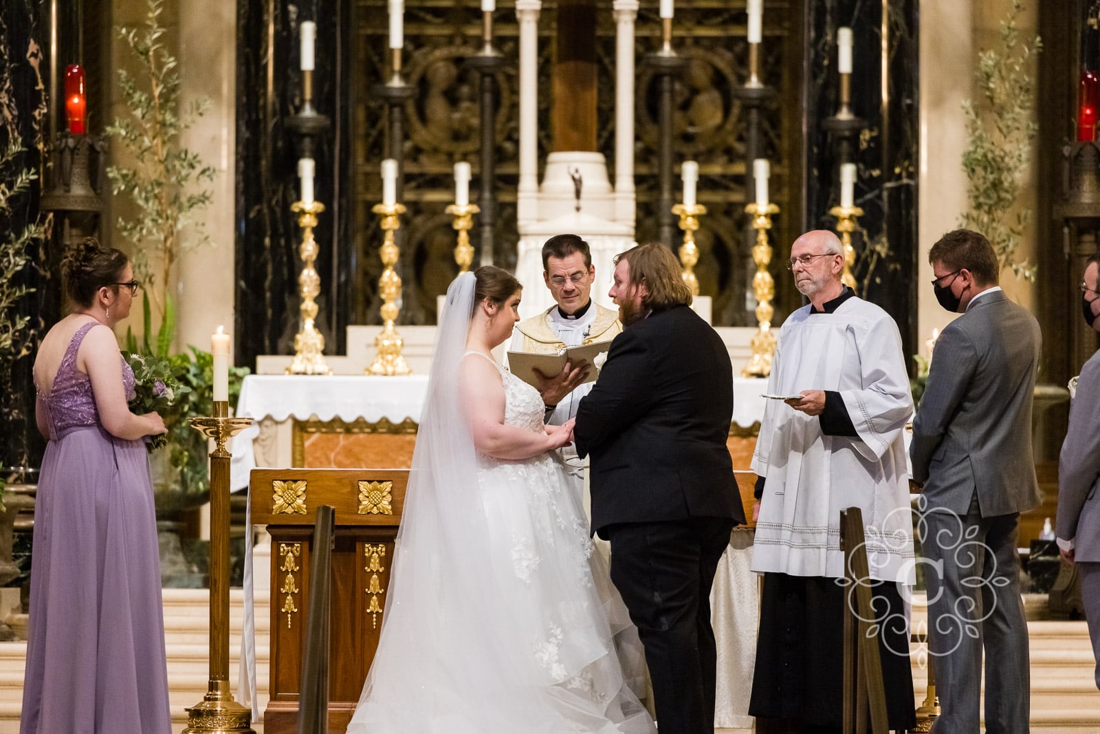 Saint Paul Cathedral MN Wedding Photo