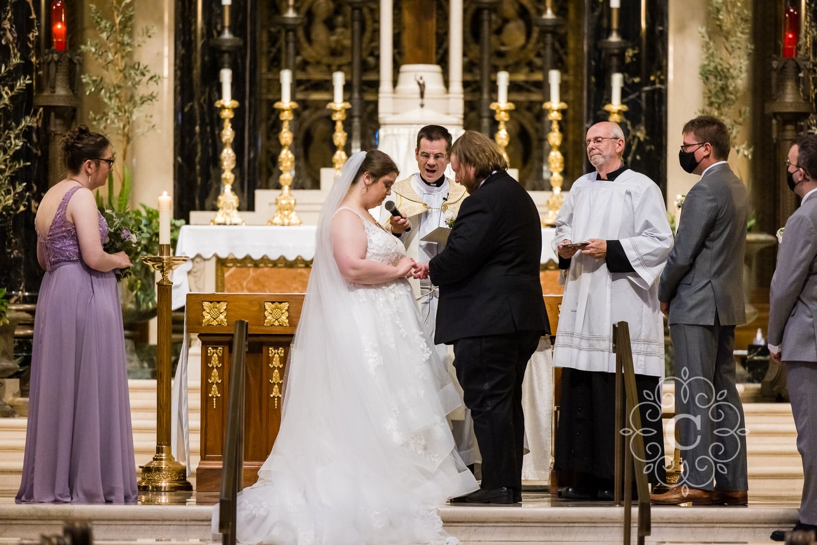 Saint Paul Cathedral MN Wedding Photo