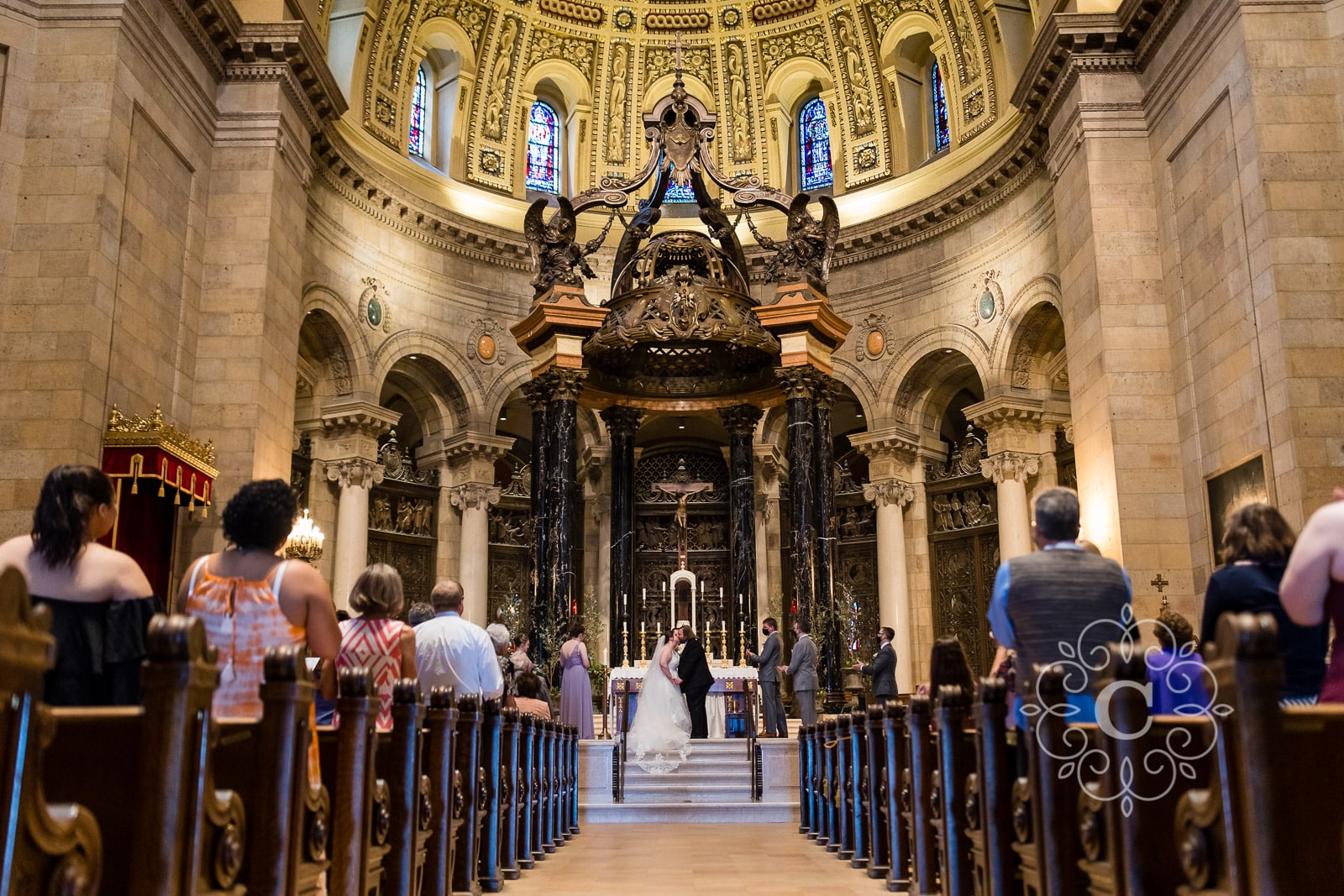 Saint Paul Cathedral MN Wedding Photo