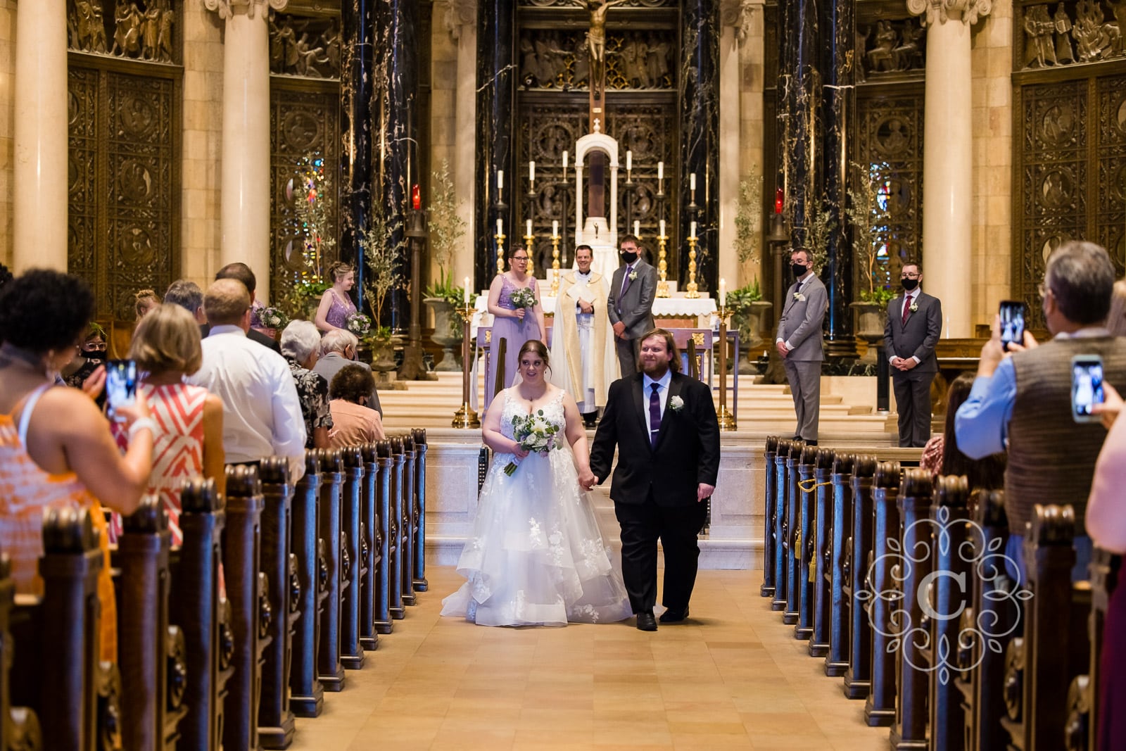 Saint Paul Cathedral MN Wedding Photo